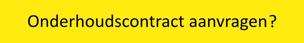 Onderhoudscontract aanvragen